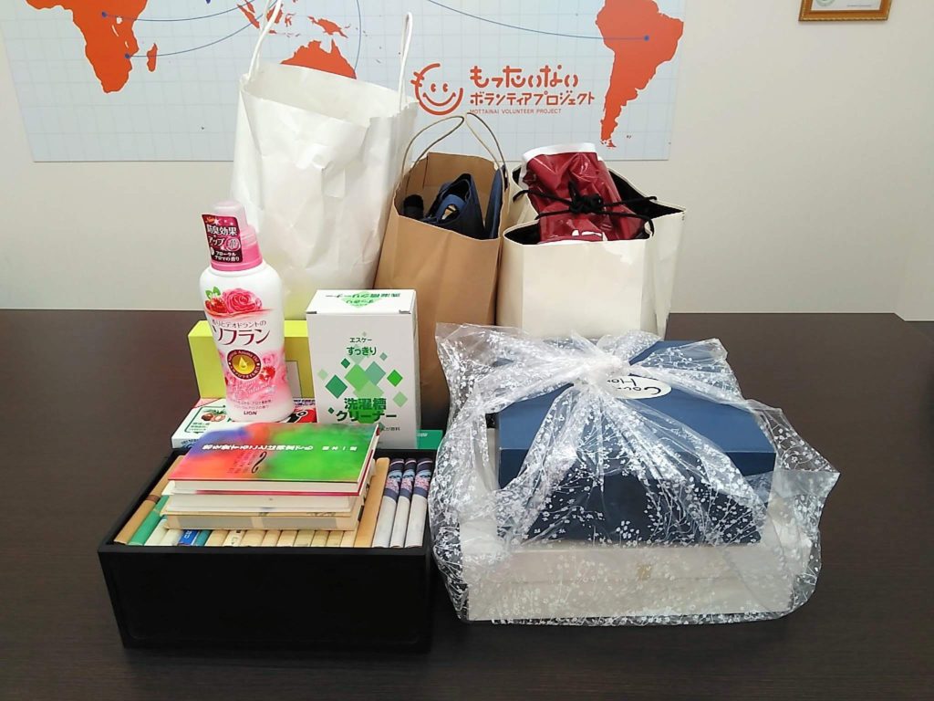 豊田市若林コミュニティ様より 古着や食器などをご寄付頂きました もったいないボランティアプロジェクト