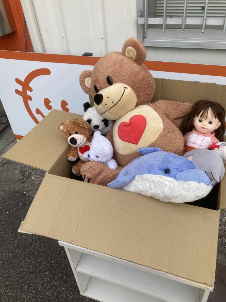 ぬいぐるみをご寄付頂きました もったいないボランティアプロジェクト