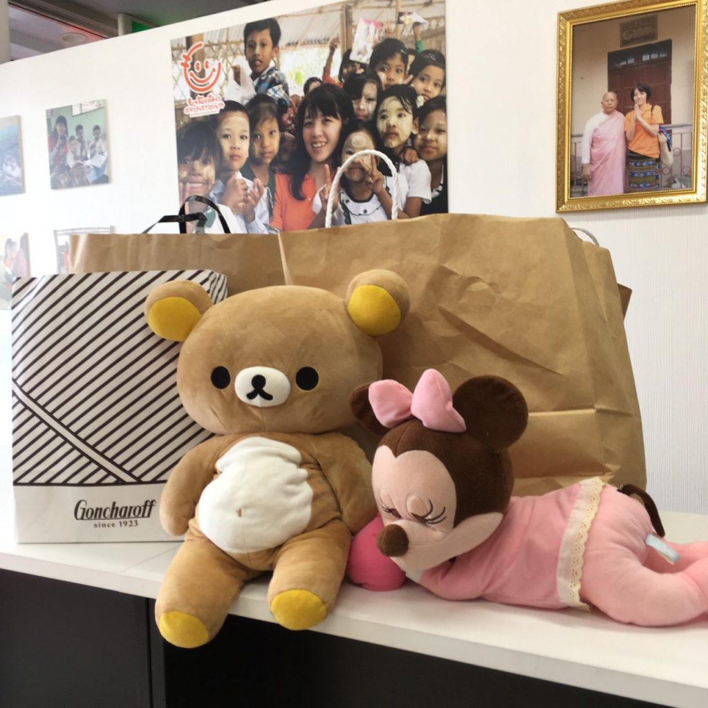 雑貨やぬいぐるみなどをお持ち込み頂きました もったいないボランティアプロジェクト