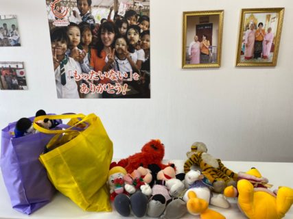 ぬいぐるみをお持ち込みいただきました♪